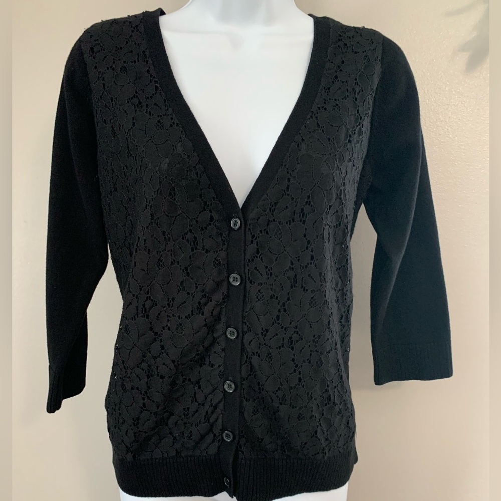 AGB Black Lace Women's Sweater